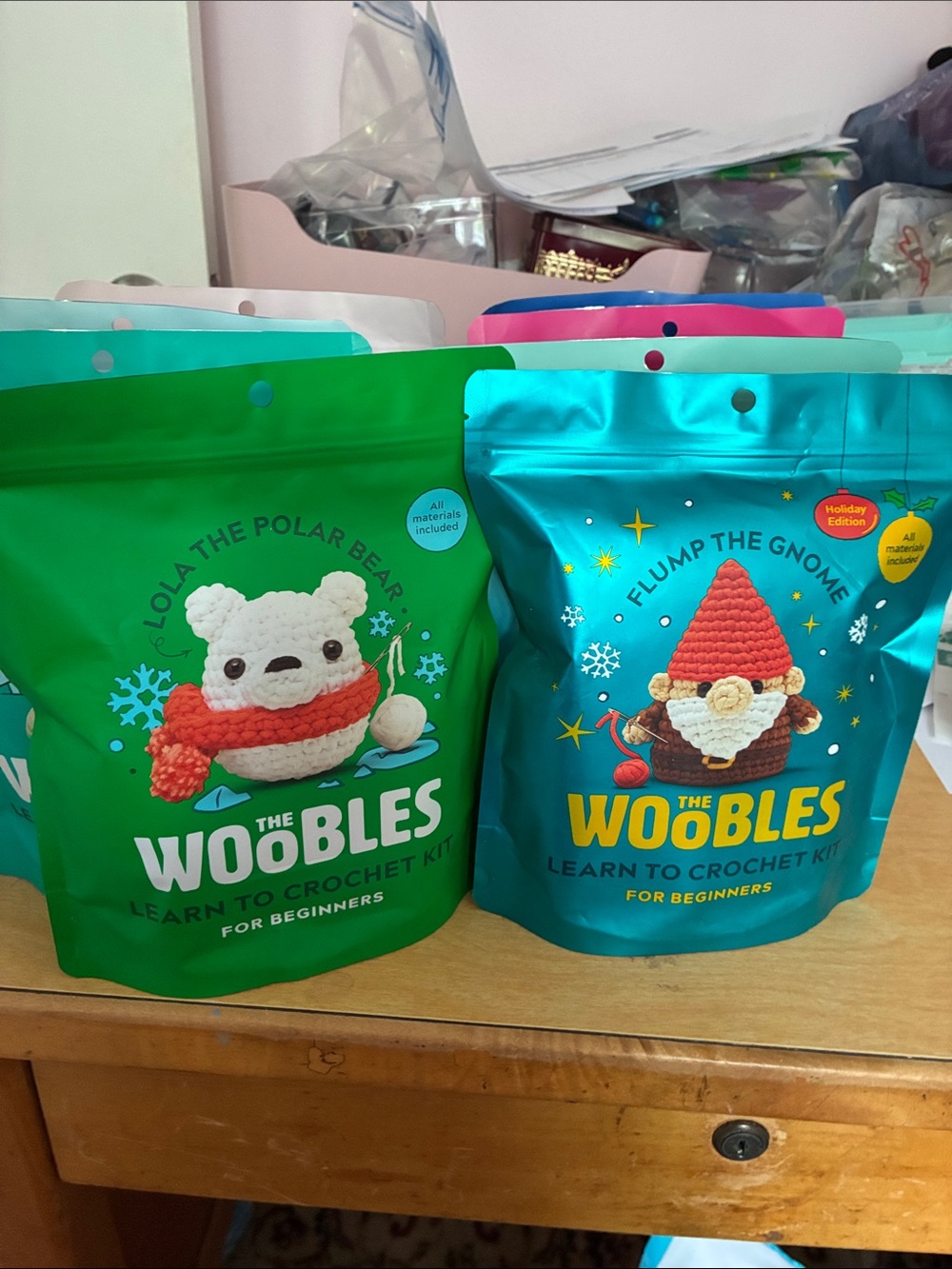 The Woobles Crochet Kits - variety